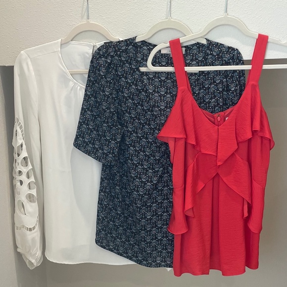 *SET* of Blouses (Michael Kors / Loft / Vince Camuto) (Size M) - Picture 1 of 15